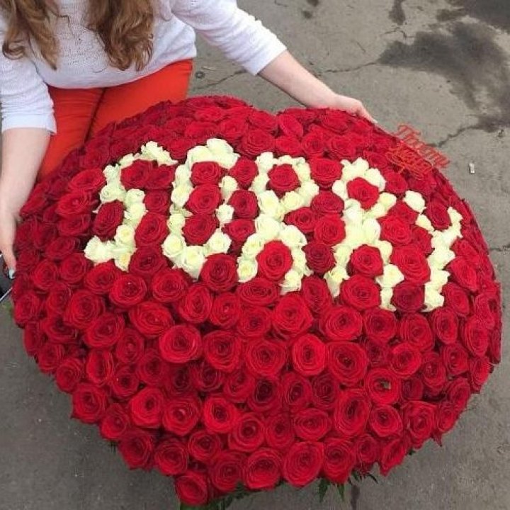 351 роза "Прости меня" в Никосии